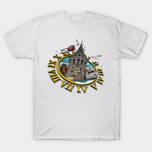 istanbul digital illustration, Collage art, City concept. T-Shirt